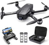 HS720E Drone – 4K/30FPS Camera, Integrated Remote ID, 2 Batteries (46 Min Flight), 5GHz FPV, 130° FOV EIS, Brushless Motor, GPS, Auto Return & Follow Me