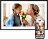 15.6" WiFi Digital Picture Frame – 32GB Storage, 1080P FHD IPS Touchscreen, Auto-Rotate, Easy Photo & Video Sharing via Frameo App