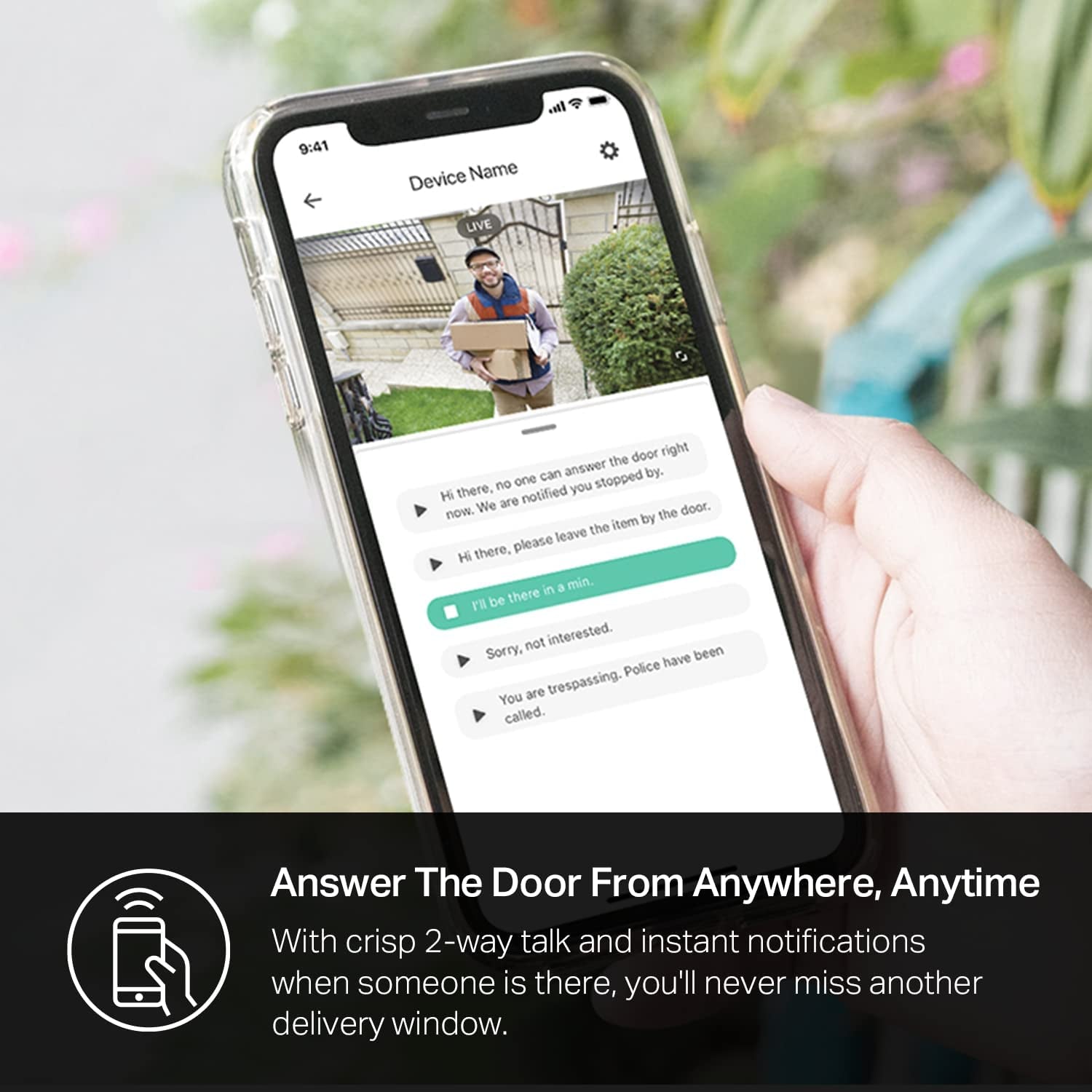 Kasa Smart Video Doorbell Camera Hardwired W/Chime, 2K Resolution, Always-On Power, Night Vision, 2-Way Audio, Real-Time Notification, Cloud & SD Card Storage, Works W/Alexa & Google Home (KD110)